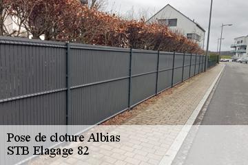 Pose de cloture  albias-82350 STB Elagage 82