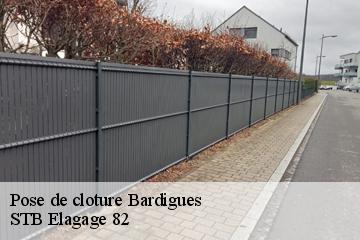 Pose de cloture  bardigues-82340 STB Elagage 82