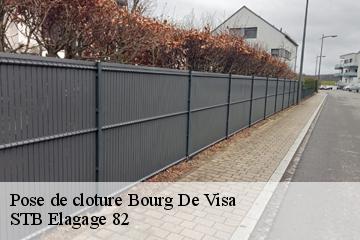 Pose de cloture  bourg-de-visa-82190 STB Elagage 82