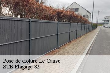 Pose de cloture  le-cause-82500 STB Elagage 82