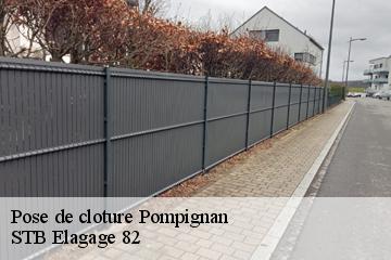 Pose de cloture  pompignan-82170 STB Elagage 82