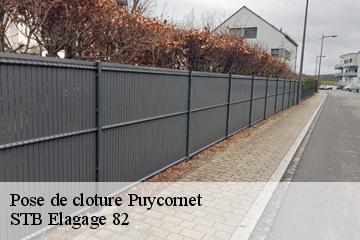 Pose de cloture  puycornet-82220 STB Elagage 82