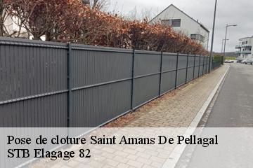 Pose de cloture  saint-amans-de-pellagal-82110 STB Elagage 82