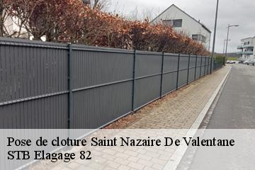 Pose de cloture  saint-nazaire-de-valentane-82190 STB Elagage 82